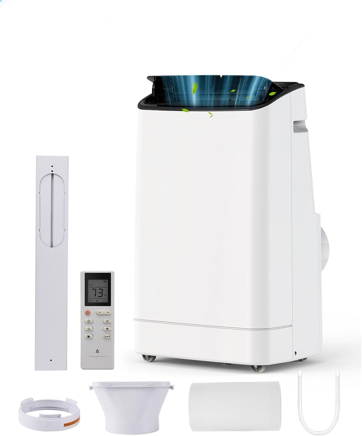 14,000 BTU Portable Air Conditioner for 550 - 750 Sq.Ft - Sleep Mode & 24 - Hour Energy - Saving Timer | Quiet Operation (48 - 53Db) | Bedroom&Office - The Gadget Guy