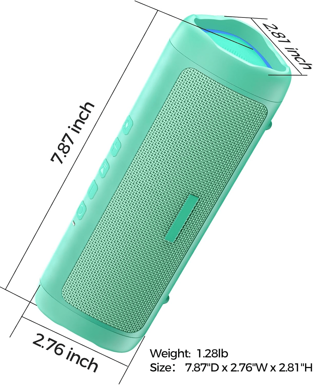Bluetooth Speaker with HD Sound, Portable Wireless, IPX5 Waterproof, up to 20H Playtime - The Gadget Guy