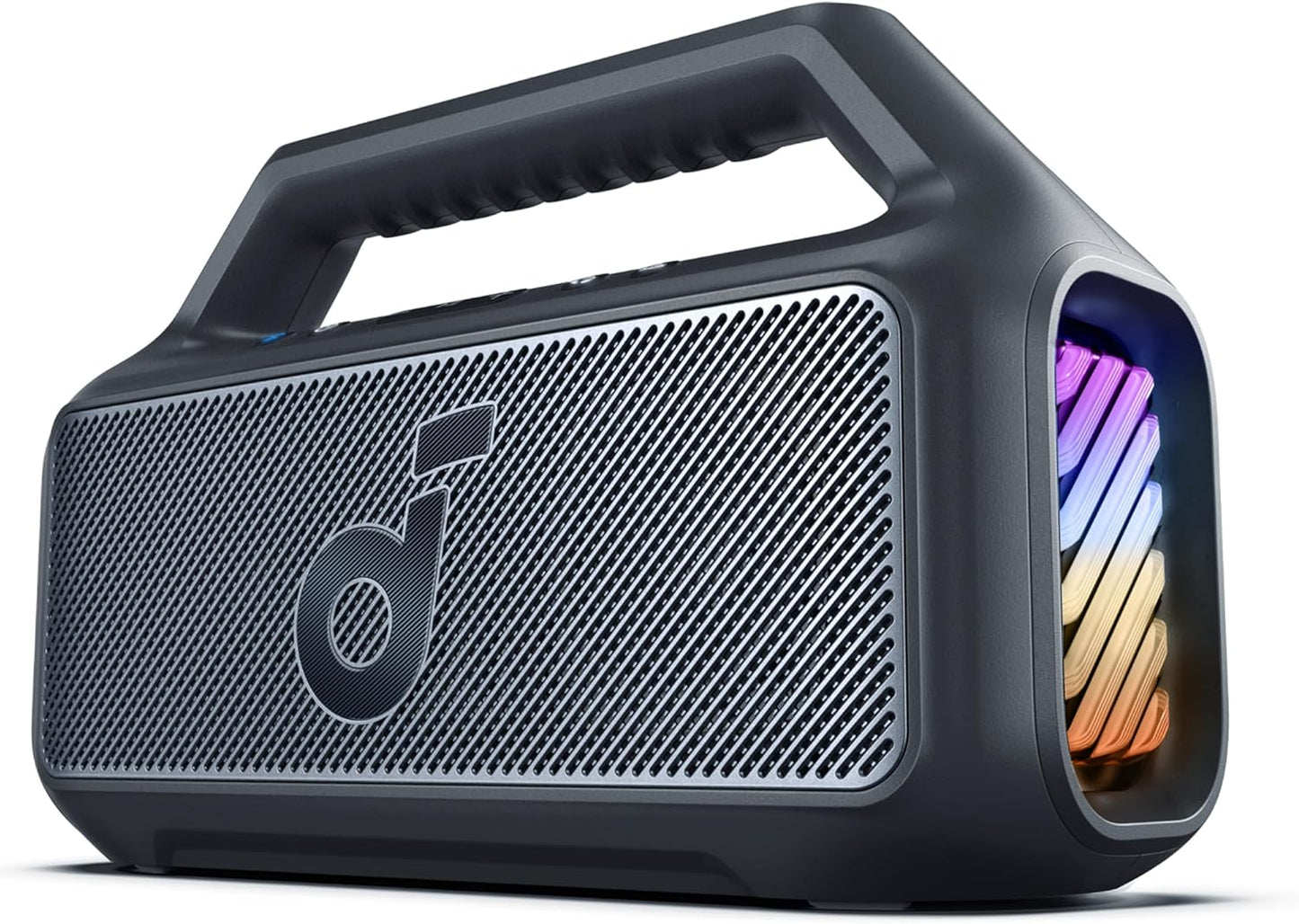 Soundcore Boom 2 Outdoor Speaker - 80W, Subwoofer, Bassup 2.0, 24H Playtime, IPX7 Waterproof, RGB Lights - The Gadget Guy