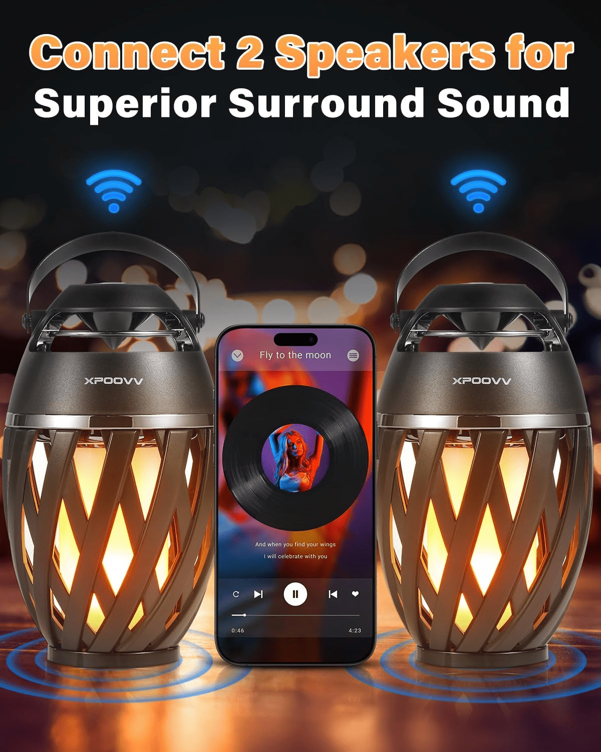 Waterproof Outdoor Bluetooth Speaker with LED Torch - The Gadget Guy