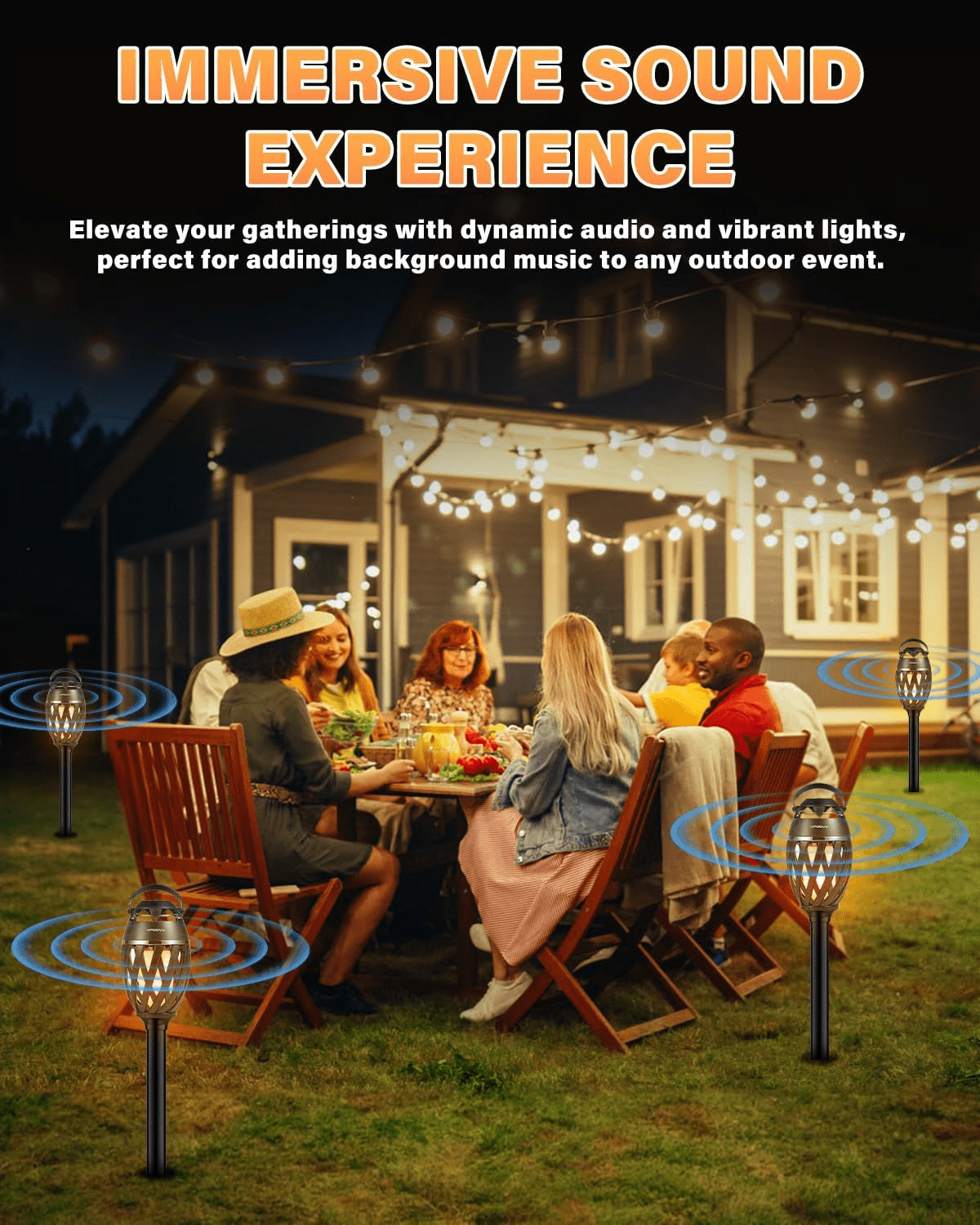 Waterproof Outdoor Bluetooth Speaker with LED Torch - The Gadget Guy