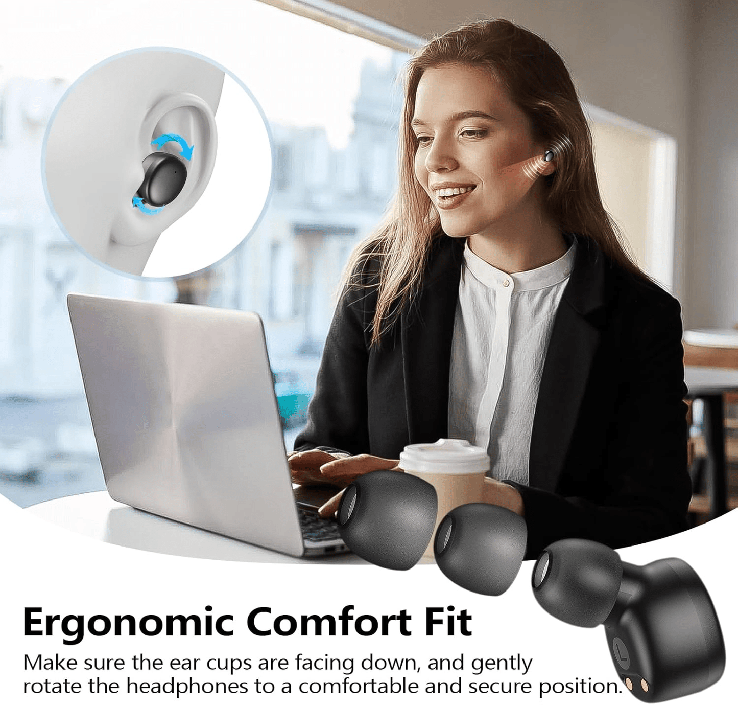 Wireless Earbuds Bluetooth 5.3 in Ear Buds Light Weight Headphones - The Gadget Guy