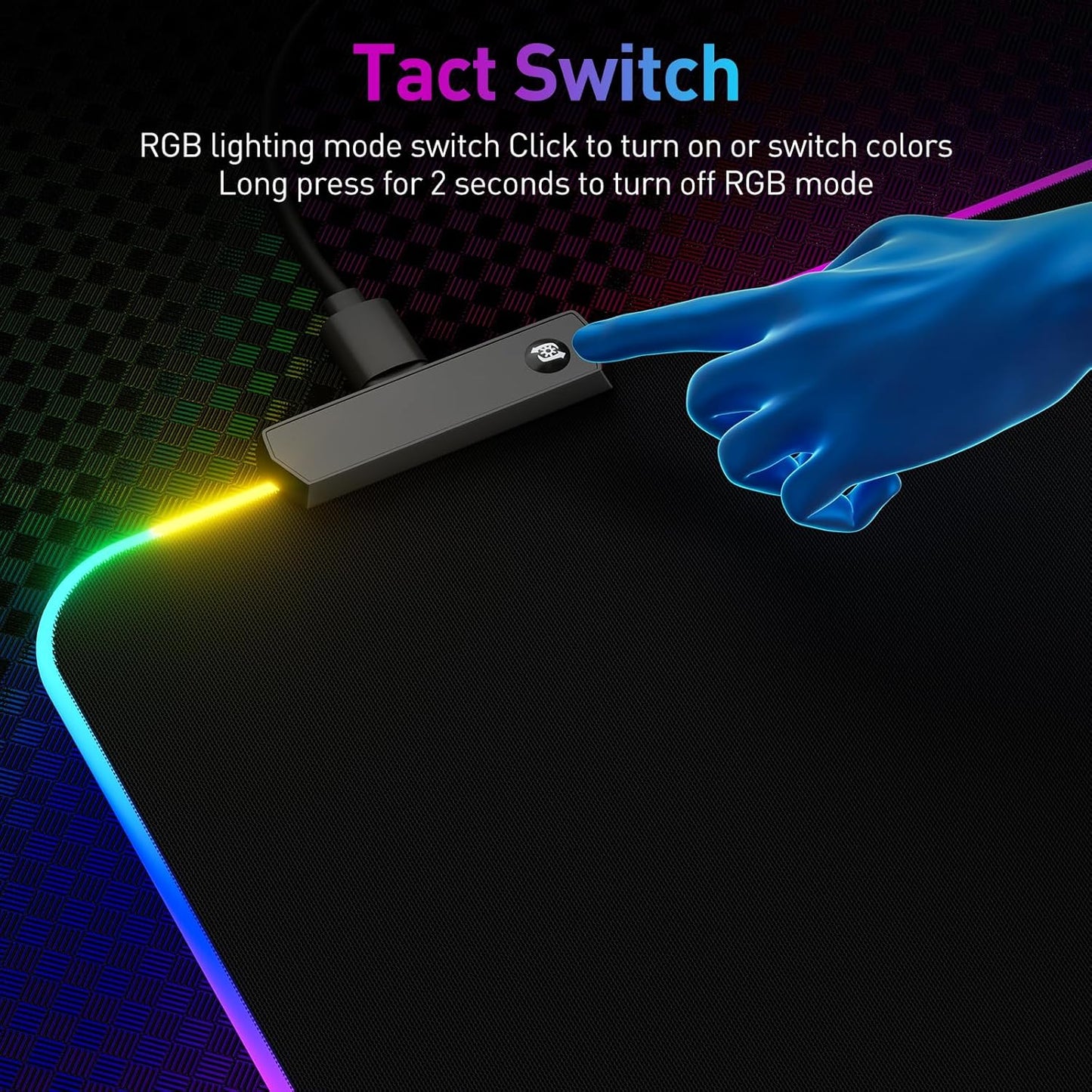 XL RGB Mousepad LED - The Gadget Guy
