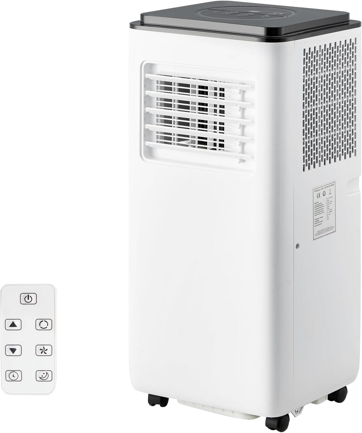 10,000 BTU Portable Air Conditioner - Cools up to 450 Sq.Ft, Auto - Evaporation, Low Noise, Fits for Large Room,White - The Gadget Guy