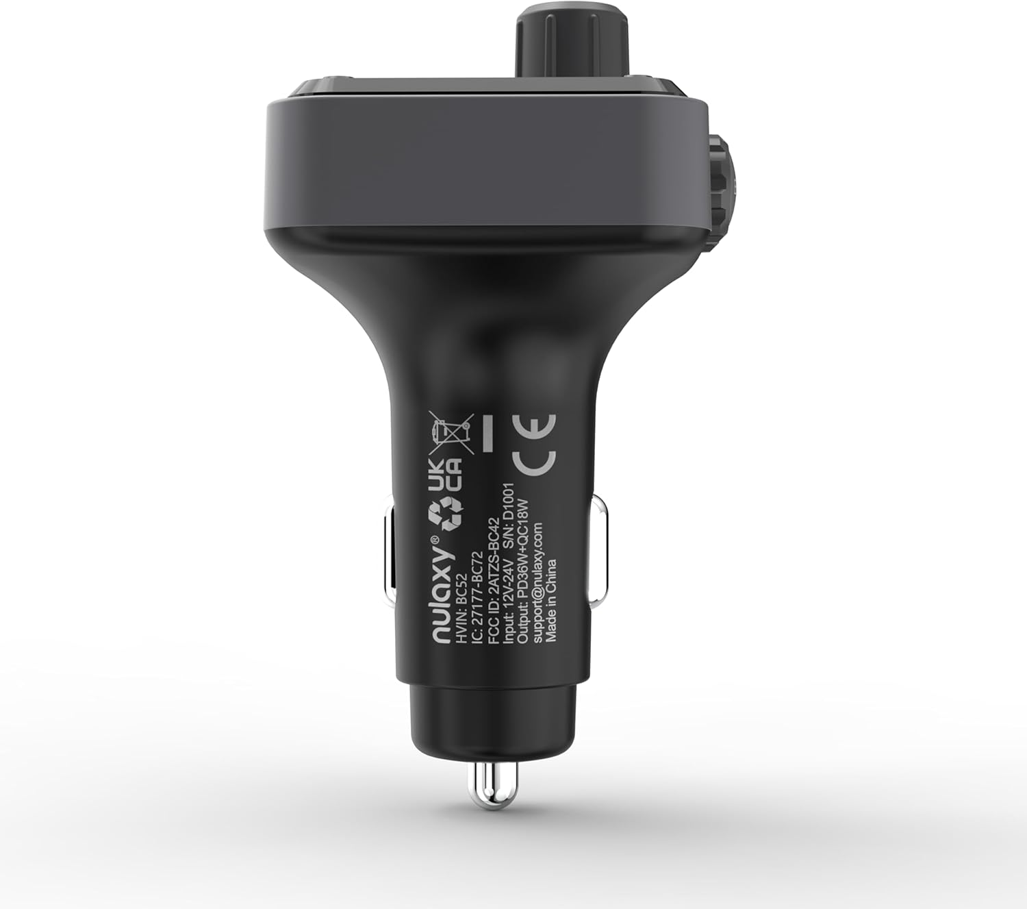 54W Bluetooth 5.3 Car Adapter/FM Transmitter - The Gadget Guy