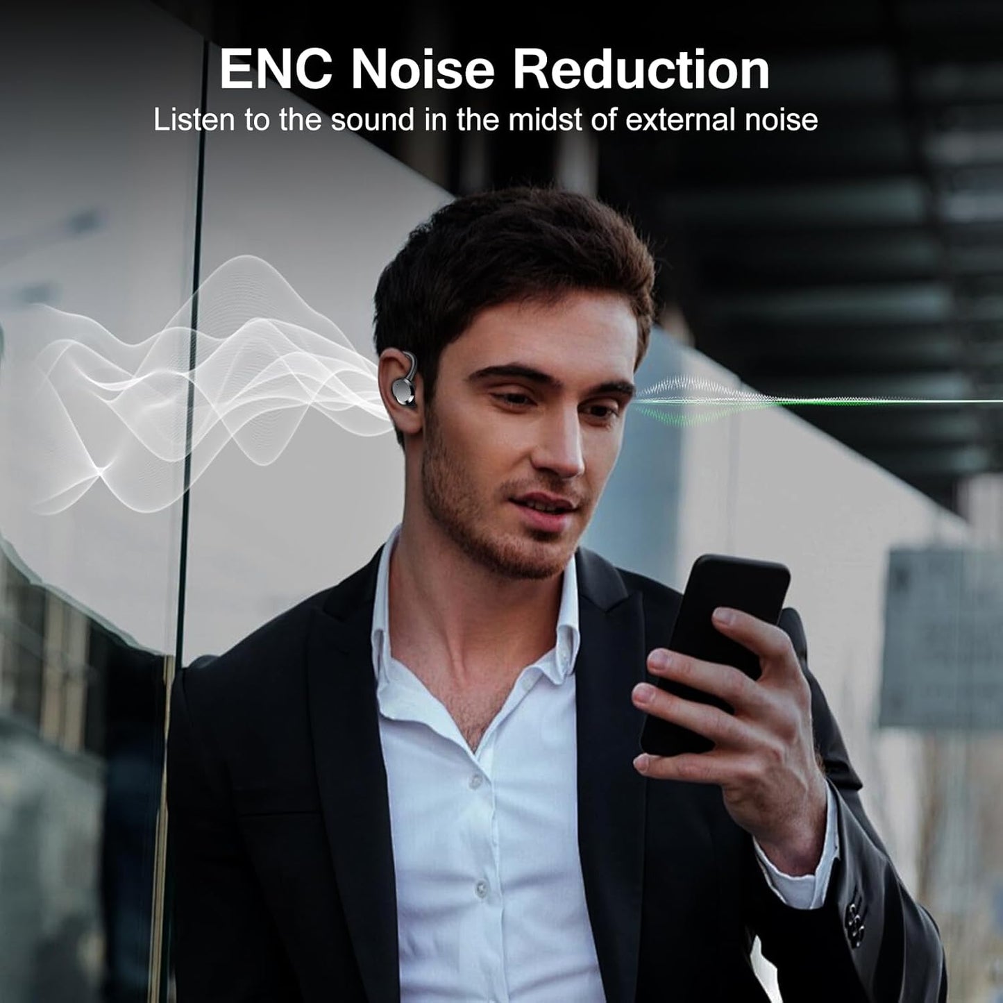 Bluetooth 5.4 Headphones Hifi Stereo - with Noise Cancelling Mic, IP7 Waterproof - The Gadget Guy