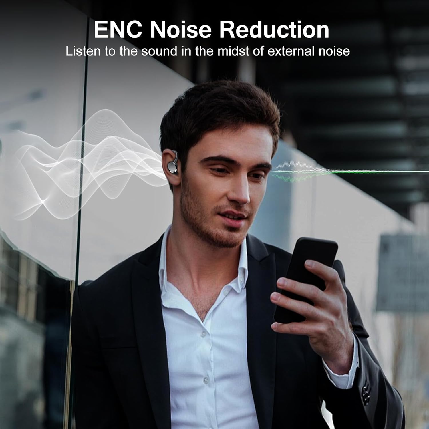 Bluetooth 5.4 Headphones Hifi Stereo - with Noise Cancelling Mic, IP7 Waterproof - The Gadget Guy