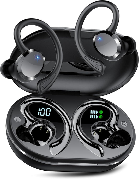 Bluetooth 5.4 Headphones Hifi Stereo - with Noise Cancelling Mic, IP7 Waterproof - The Gadget Guy