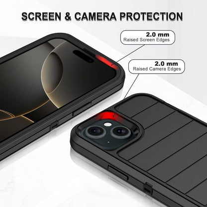 IPhone 15 Plus Case Heavy Duty 3 - Layer [Comparable To OtterBox] - The Gadget Guy