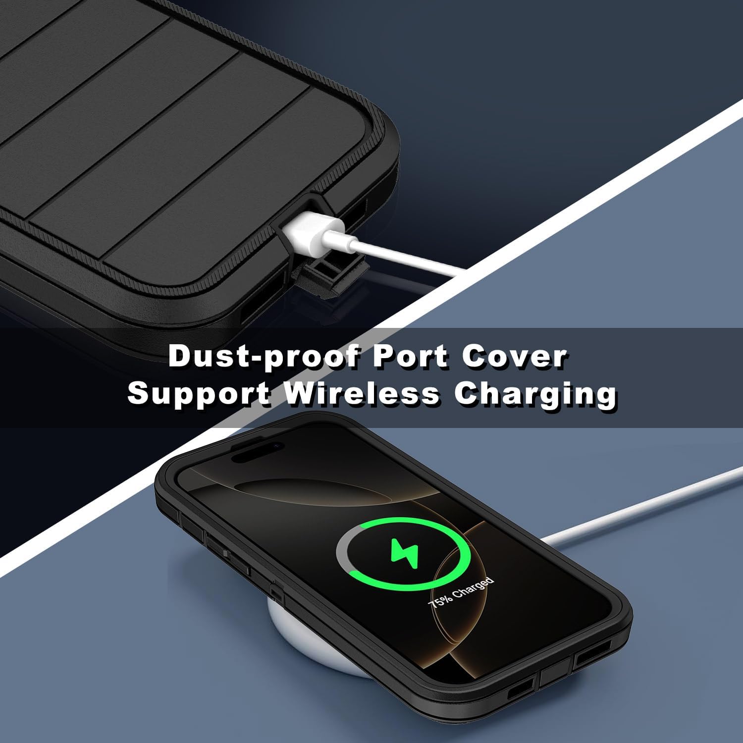 IPhone 15 Plus Case Heavy Duty 3 - Layer [Comparable To OtterBox] - The Gadget Guy