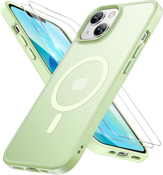 Magnetic Series Protective Case for IPhone 13 Red/Green/Black - The Gadget Guy