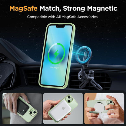 Magnetic Series Protective Case for IPhone 13 Red/Green/Black - The Gadget Guy