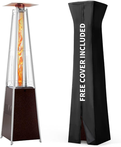 Patio Heater - 48,000 BTU Pyramid Flame - The Gadget Guy