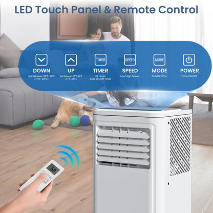 Portable Air Conditioner - 10000 BTU, Cools up to 450 Sq.Ft - The Gadget Guy