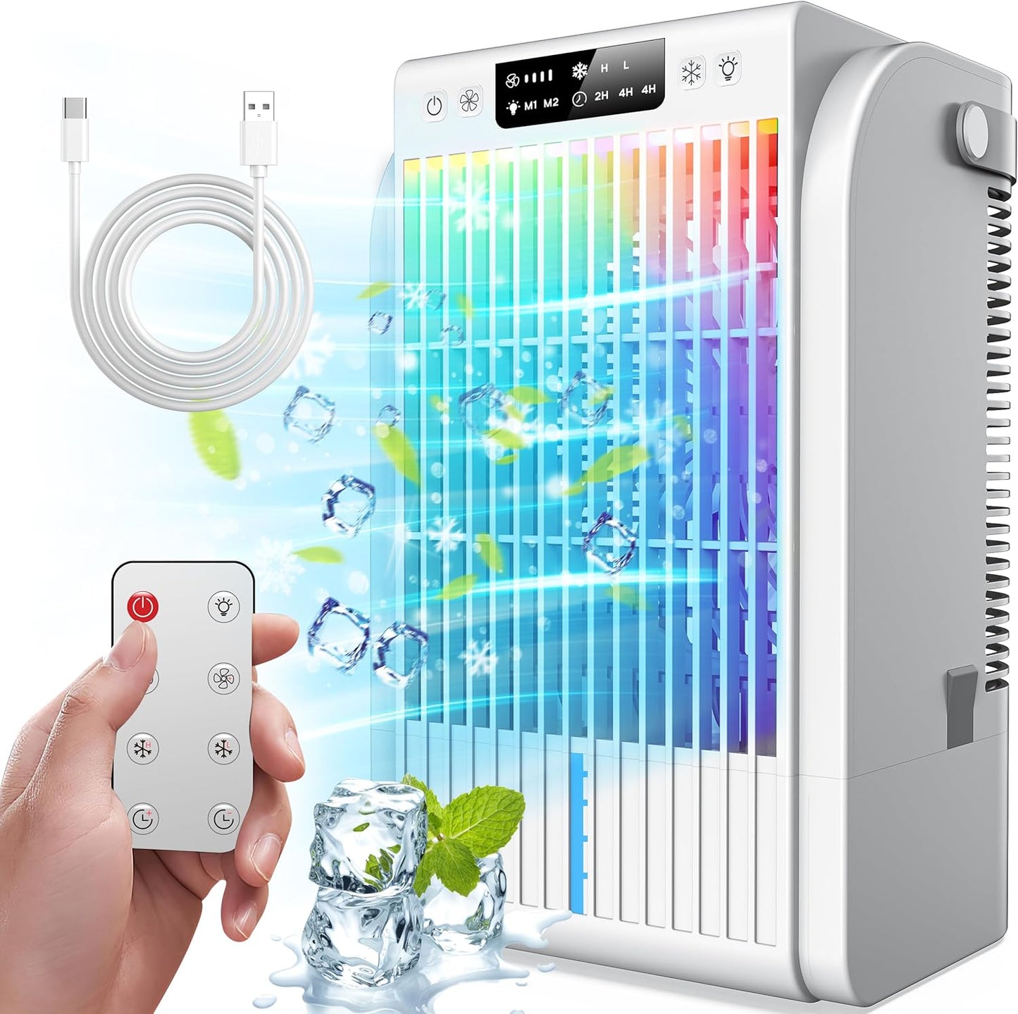 Portable Air Conditioners Fan - 3 Speed AC Portable for Room - The Gadget Guy