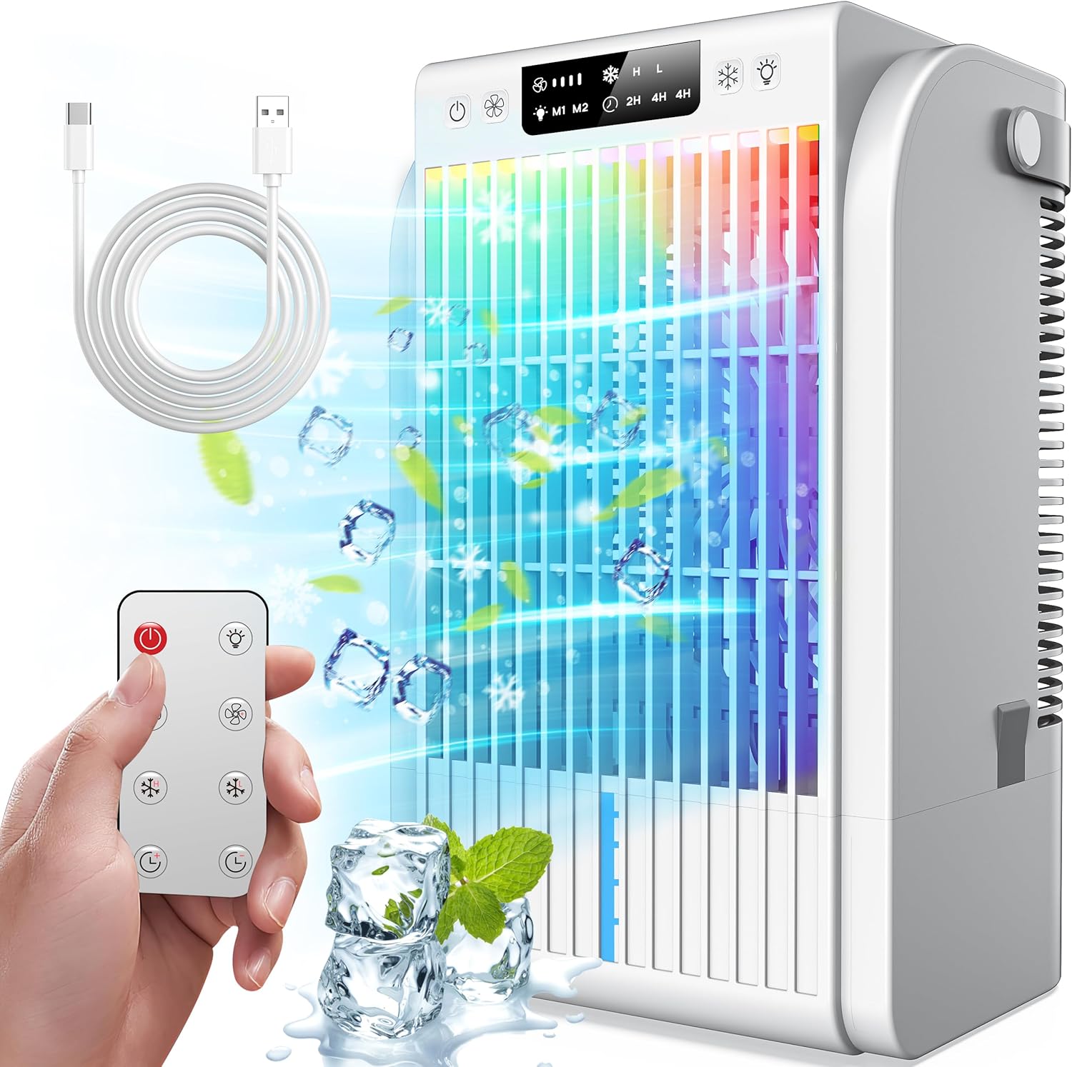 Portable Air Conditioners Fan - 3 Speed AC Portable for Room - The Gadget Guy