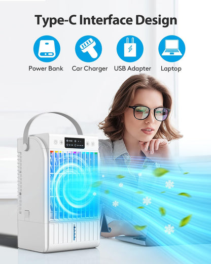 Portable Air Conditioners Fan - 3 Speed AC Portable for Room - The Gadget Guy