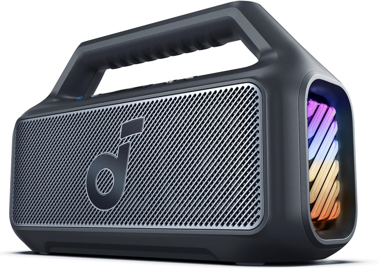 Soundcore Boom 2 Outdoor Speaker - 80W, Subwoofer, Bassup 2.0, 24H Playtime, IPX7 Waterproof, RGB Lights - The Gadget Guy