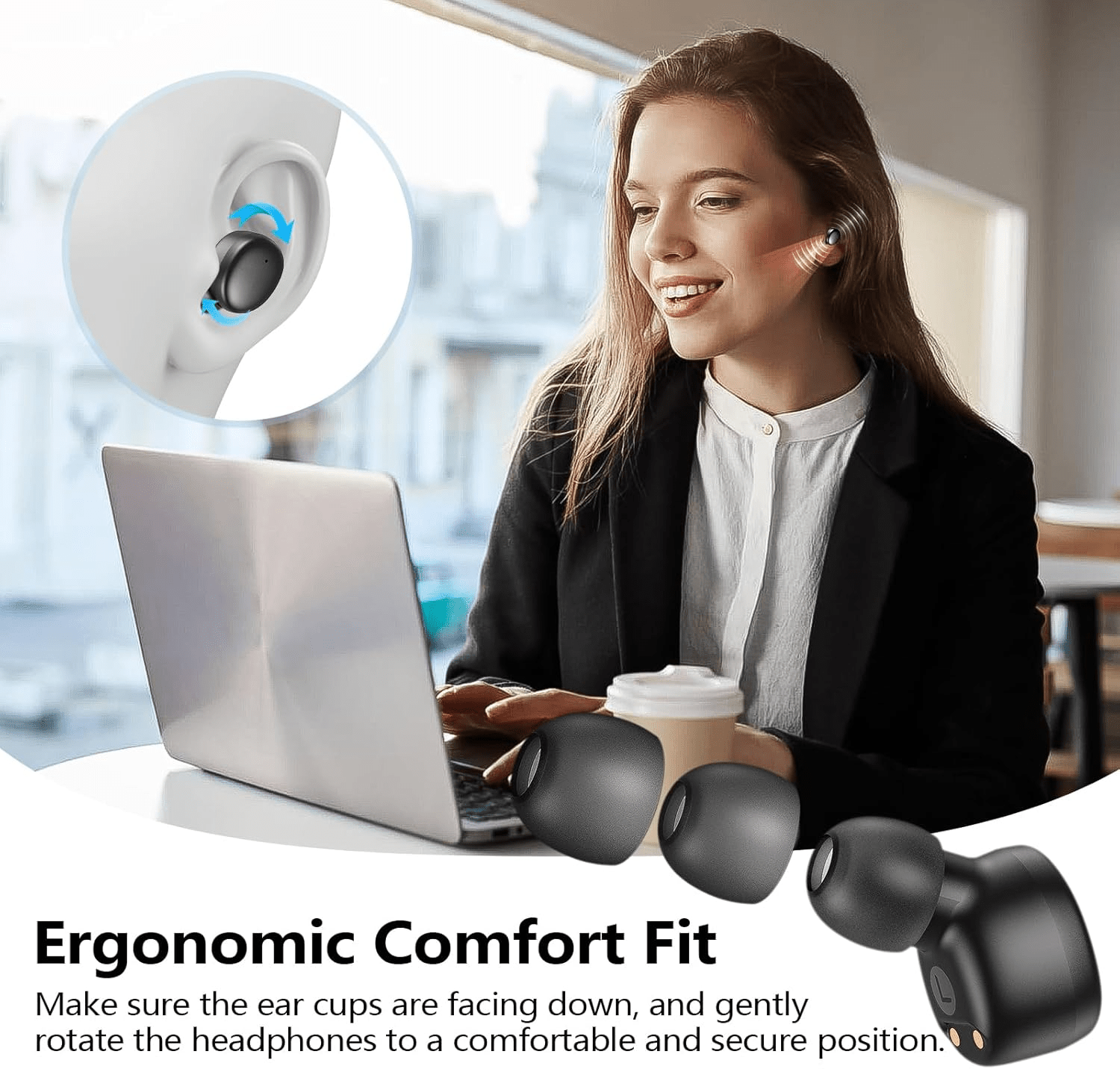 Wireless Earbuds Bluetooth 5.3 in Ear Buds Light Weight Headphones - The Gadget Guy